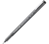 Staedtler Pigment Liner Fineliner Inchiostro Nero 12 Taglie: 0.05mm A 2.0mm
