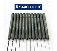 Staedtler Pigment Liner Fineliner Inchiostro Nero 12 Taglie: 0.05mm A 2.0mm