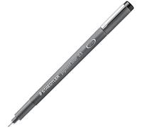 Staedtler Pigment Liner Fineliner Inchiostro Nero 12 Taglie: 0.05mm A 2.0mm