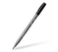 STAEDTLER Pigment Soft Brush Pen 372 - Nero, 10 pezzi | Punta a pennello morbida, resistente all’acqua e alla luce - per adulti - Codice articolo 372-99