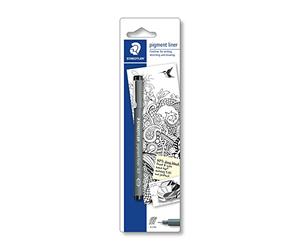 Staedtler Roller, 30801-9BKD Penna a pigmentazione a punta sottile, 0.2 mm, Nero