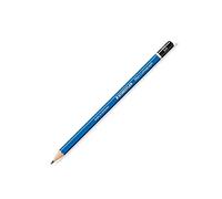 Staedtler - Set di 5 Matite Carta Mars Lumograph 100 Mina 2 mm Blu 6H