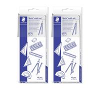 STAEDTLER Set di geometria in astuccio metallico - Set da disegno da 20 pezzi co
