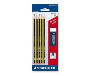 Staedtler SET5MATITE GRAFITE NORIS HB 1GOMMA