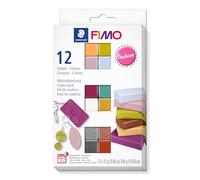 STAEDTLER Soft Fimo-Pasta da Modellare Morbida, Confezione di 12 Assortiti, 12 x 25 g, Colori alla Moda, Singolo, 8023 C12-5