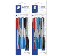 STAEDTLER Stick 430 Ballpoint Pen Assorted, pennarello (Confezione da 2)