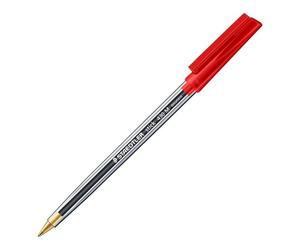 Staedtler Stick 430 - Penna a Sfera Punta Media Rossa