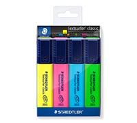 Evidenziatore Textsurfer Classic - punta a scalpello - tratto da 1,0-5,0mm - astuccio 4 colori - Staedtler