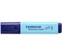 Staedtler Textsurfer Classic 364 Pennarello fluorescente vintage - Punta a scalpello - Linea tra 1 - 5 mm - Inchiostro a base d acqua - Colore azzurro