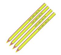 Staedtler Textsurfer Dry Highlighter Pencil 128 64 Drawing for Writing Sketching Inkjet,paper,copy,fax(pack of 4) (Yellow 4 Pencils) by Staedtler