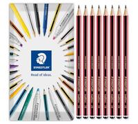 STAEDTLER Tradition Pencil - Matite per disegno, schizzi e arte tecnica professionale, in busta, confezione regalo, confezione da 8, grado 2B