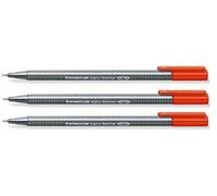 Penna Fineliner triplus - tratto 0,30mm - rosso - Staedtler