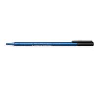 Staedtler triplus Ball 437 F - stylo-bille punta fine nero, 10 Pezzi | Corpo triangolare, scrittura fluida - ergonomica, a essiccazione rapida - cod. art. 437 F-9
