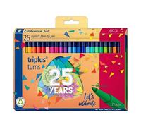 Staedtler Triplus Color 25 colori pennello a fibra