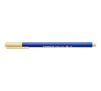 Staedtler Triplus Color 323 - Pennarelli 323, triangolari, stabili, punta antipressione, circa 1 mm, in 97% riciclato, Made in Germany, astuccio di cartone con 10 pezzi, colore vaniglia, 323-13