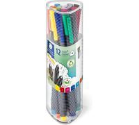 Staedtler Triplus Fineliner 334 PR12 - Set Di 12 Colori, Punta 0.3mm