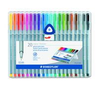 STAEDTLER 334SB2 - Fineliner, 0,3 mm, 20 colori