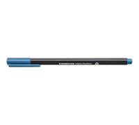 STAEDTLER penne arancio Triplus fineliner, punta fine rinforzata in metallo 0.3mm, tratto sottile, fusto triangolare ergonomico, colori brillanti ideali per bambini, confezione da 10 fineliner, 334-4