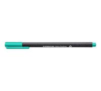 Staedtler Triplus® fineliner, penne verde francese con punta superfine, larghezza tratto circa 0.3 mm, fusto triangolare ergonomico, confezione da 10, 334-54