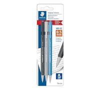 STAEDTLER Triplus micro 77427BK3A6 - Portamine retrattile da 0,5 mm, con gomma a spirale, per scrittura, disegno, disegno, confezione da 3