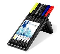 Staedtler Triplus Multi Set -Set Cancelleria con Pratica Box, Include 2 Penne Gel, 1 Evidenziatore, 1 Portamine, 1 Penna a Sfera e 1 Penna Roller per Cancelleria Scuola Università Ufficio e Cartoleria