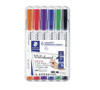 Staedtler WB Marker Lumocolor Compact Ass (6)
