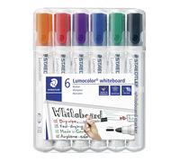 Staedtler WB Marker Lumocolor round 2mm assorted (6)