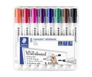 Staedtler WB Marker Lumocolor round 2mm asst (8)