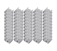 Staeekkzy 50 Pezzi Micro-2.0 USB 4 Pin DC Bianco Tipo A Connettore Femmina Cablato A 180 Gradi per Scheda Madre del Computer Portatile