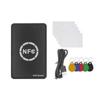 Staeekkzy Lettore/Scrittore Smart Chip RFID NFC + 5xCartelle CUID + UID Duplicatore RFID per Copia di Tag Clonazione di Badge IC Chiave ID