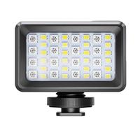Staeekkzy Luce Subacquea Mini LED con Batteria Integrata, Impermeabile, 2500-9000K± 200K per Immersioni Fino A 40M per Fotografia Subacquea.
