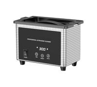 Staeekkzy Mini Pulitore Ad Ultrasuoni con Riscaldatore Timer 0.8L per Utensili da Laboratorio Parti Metalliche Carburatore Parti Auto Parti Motore Spina UE