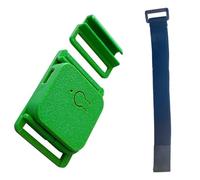 Staeekkzy Per il Tracciamento in Realtà Virtuale, Smol Slimes V2 Tracker per SlimeVR -45686 IMU e QMC6309 con Cinturino Verde.