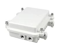 Staeekkzy Scatola Impermeabile in Metallo in Alluminio per AP Wireless Bridge Case per la Base di Comunicazione Esterna Stazione A Lungo Raggio di Rete Tipo A M12X 1 Foro