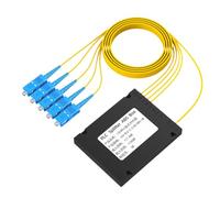 Staeekkzy Scatola Splitter In Fibra Ottica SC/UPC 1/4 PLC Splitter ABS Box ABS Fibra Ottica Splitter Ottico Scatola Splitter