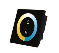 Staeekkzy Temperatura A Doppio Colore per la Scheda di Controllo Della Striscia A LED 86 Dimmer Touch Screen DC12-24V