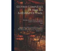 Staël Albertine-Adrienne Necker De Saussure OEuvres Complètes De M (Tascabile)