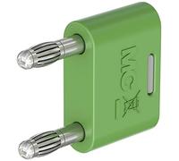 Stäubli KS-4N-19 spina di collegamento verde, diametro penna: 4 mm, distanza perno: 19 mm, 1 pezzo