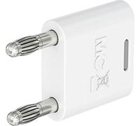 Stäubli KS2-4N-19 connettore di collegamento bianco, diametro penna: 4 mm, distanza perno: 19 mm, 1 pezzo