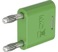 Stäubli KS2-4N-19 connettore di collegamento verde, diametro penna: 4 mm, distanza perno: 19 mm, 1 pezzo