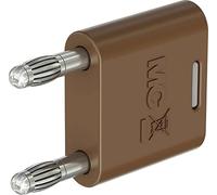 Stäubli KS2-4N-19 connettore marrone, diametro penna: 4 mm, distanza perno: 19 mm, 1 pezzo