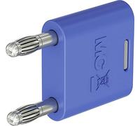 Stäubli KS2-4N-19 spina di collegamento blu, diametro penna: 4 mm, distanza perno: 19 mm, 1 pezzo