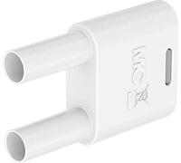 Stäubli SKS2-4N-19 connettore di collegamento bianco, diametro penna: 4 mm, distanza perno: 19 mm, 1 pezzo