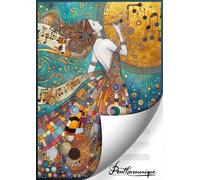 Staff Paper Notebook A4 (8.3” x 11.7”) | 12 Staves Per Page | 96 Numbered Pages with Index | High-Quality Music Manuscript | Glossy Cover for Students, Musicians and Composers by Pentharmonique
