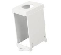 Staffa a bottone per armadietto, 22 mm, lunga | Supporto polimerico per binario DIN, compatibile LA38, hardware di servizio di recinzione