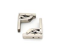 Staffa a cerniera pieghevole a 90 gradi ispessita da 2 pezzi staffa a scomparsa collegamento mobili cerniera telaio da tavolo accessori per mobili