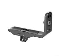 Staffa a L per piastra a sgancio rapido per fotocamera, staffa per racchetta incrociata per Insta360 X4/X5, staffe per fotocamera in alluminio, per viaggi e riprese
