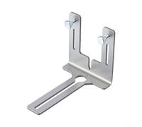 Staffa a L resistente per livella a bolla in acciaio (1PC) | Design resistente, supporta laser pesanti, montaggio stabile, impedisce lo scivolamento, grado professionale