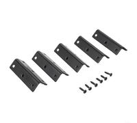 Staffa a L Rinforzata per Orto Rialzato Nero(40pcs)
