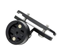 Staffa a morsetto per reggisella per bici in lega di alluminio CNC per Garmin Varia Radar, angolo regolabile, riduzione delle vibrazioni, leggero, stabile per bicicletta, nero, compatibile con